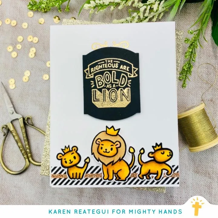 Bold as a Lion {Stamp}