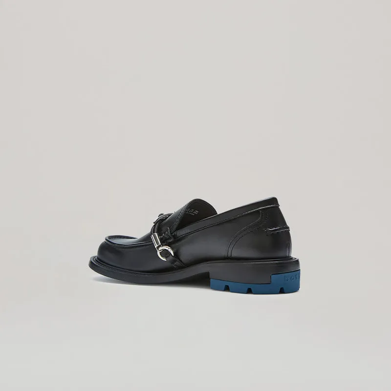 both - RE:RE MOCCASIN LOAFER-BLACK