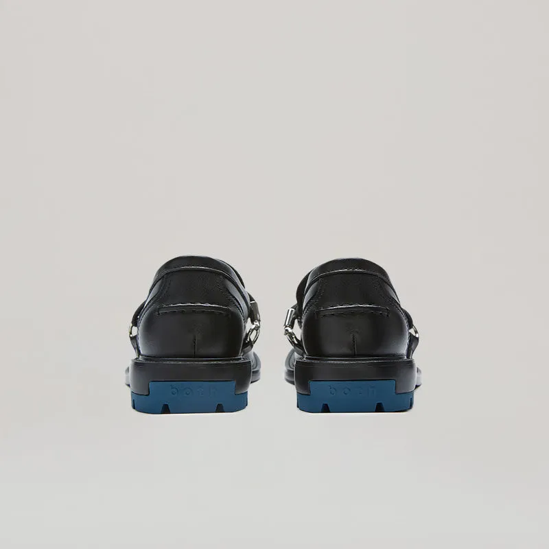 both - RE:RE MOCCASIN LOAFER-BLACK