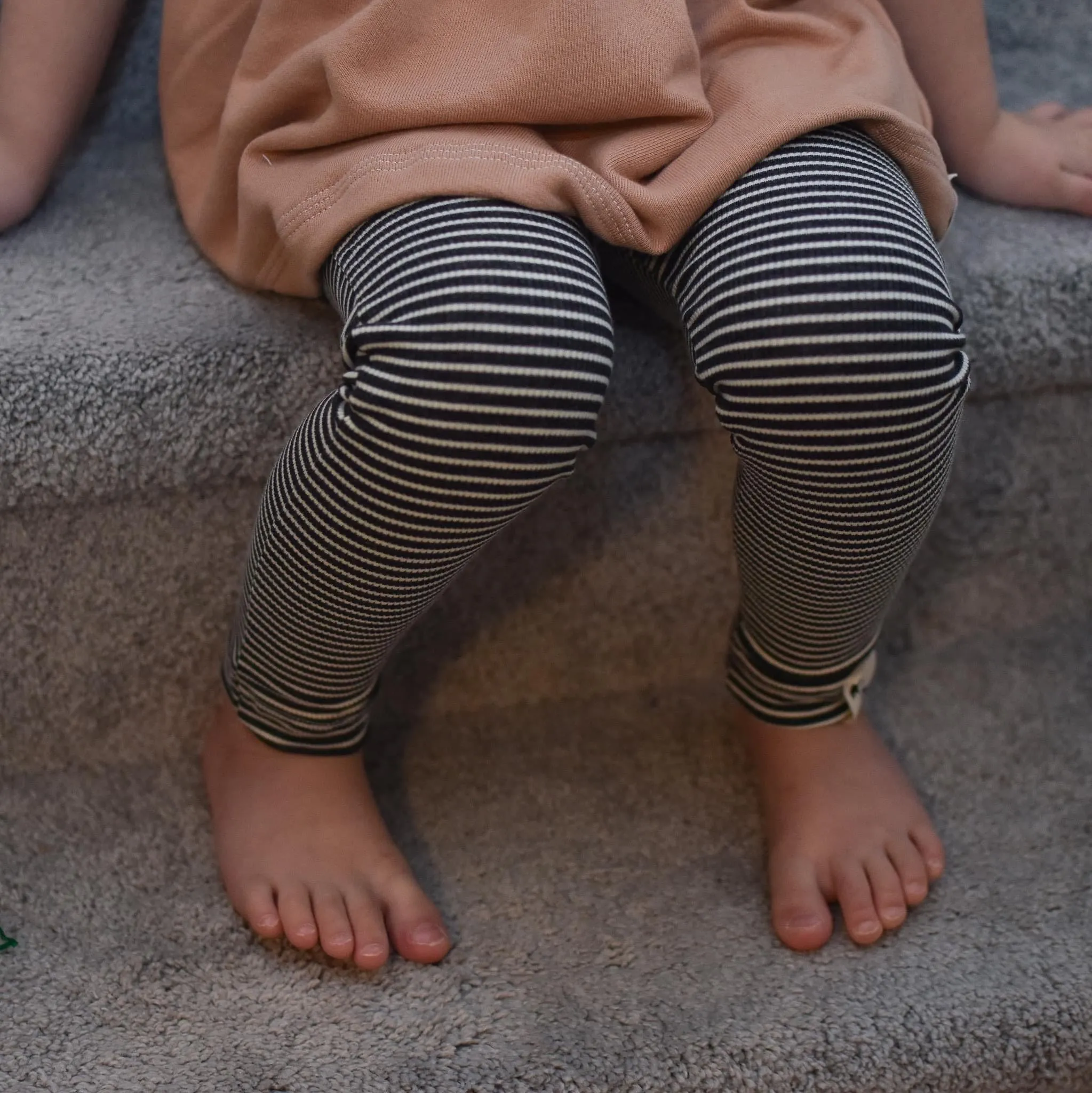 BR Basic Stripes RIB KNIT - Necessity Leggings