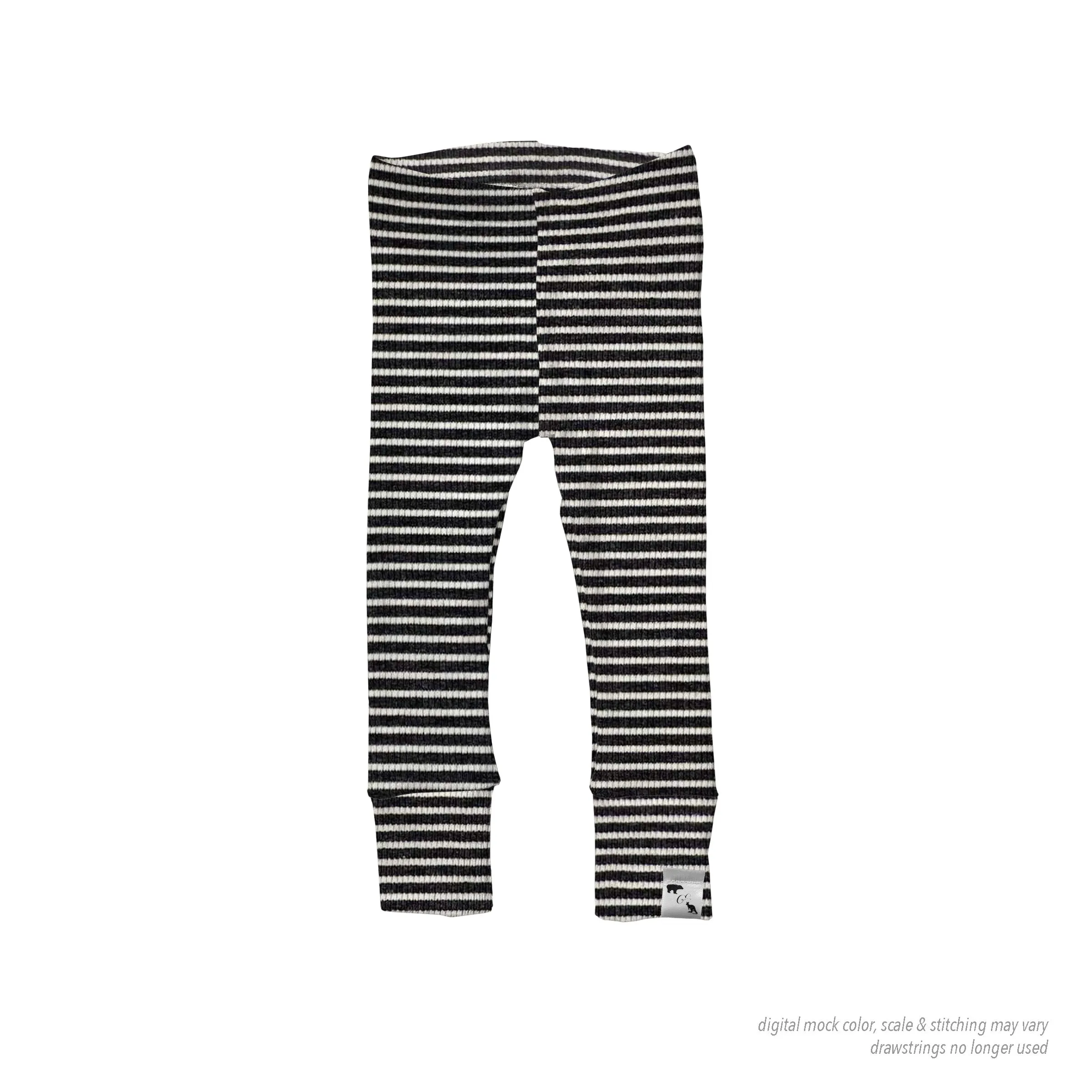 BR Basic Stripes RIB KNIT - Necessity Leggings