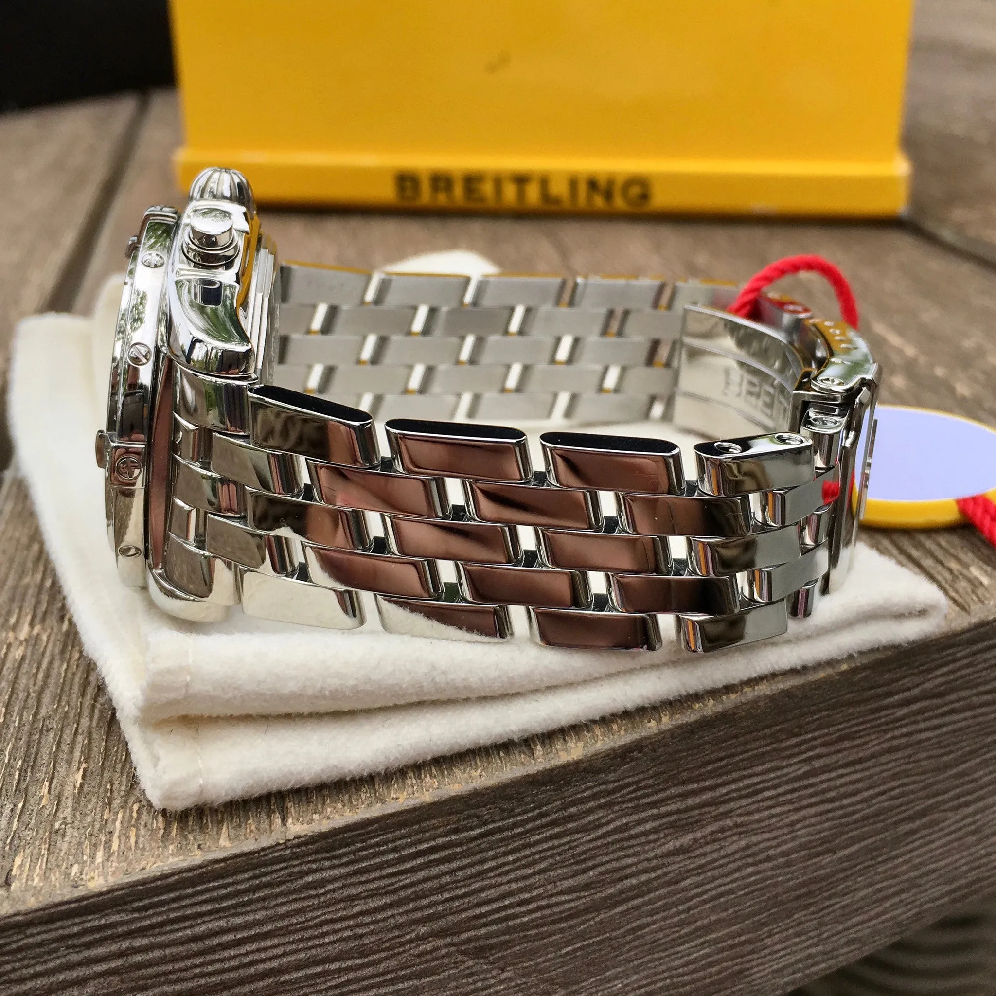Breitling Chrono Cockpit A13358 Bronze Stainless Steel Automatic Wristwatch