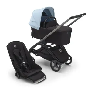 Bugaboo Dragonfly - Midnight Black-Skyline Blue