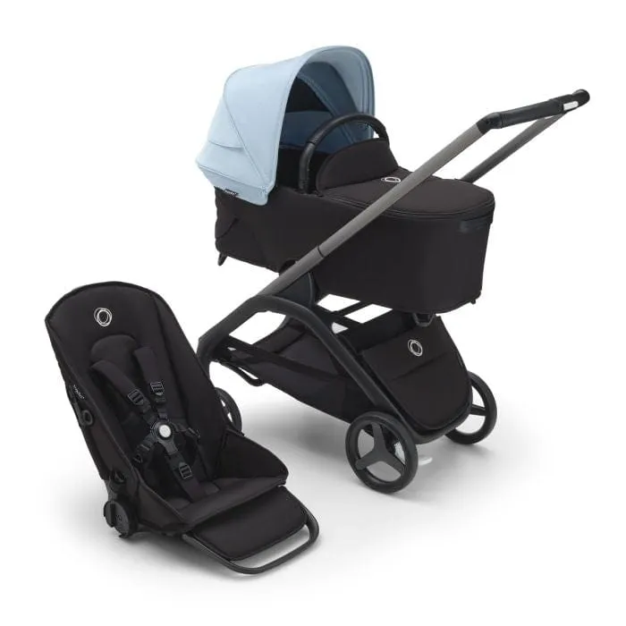 Bugaboo Dragonfly - Midnight Black-Skyline Blue