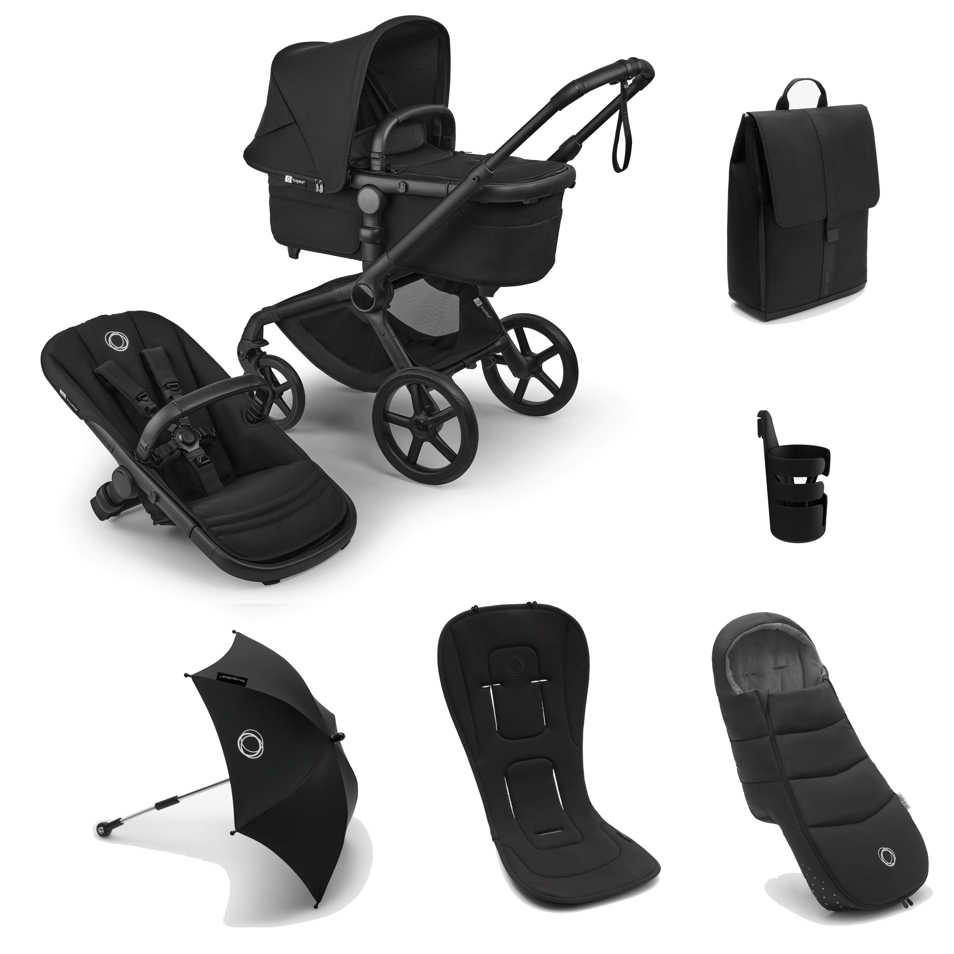 Bugaboo Fox 5 Renew Complete Bundle - Black/Heritage Black/Heritage Black