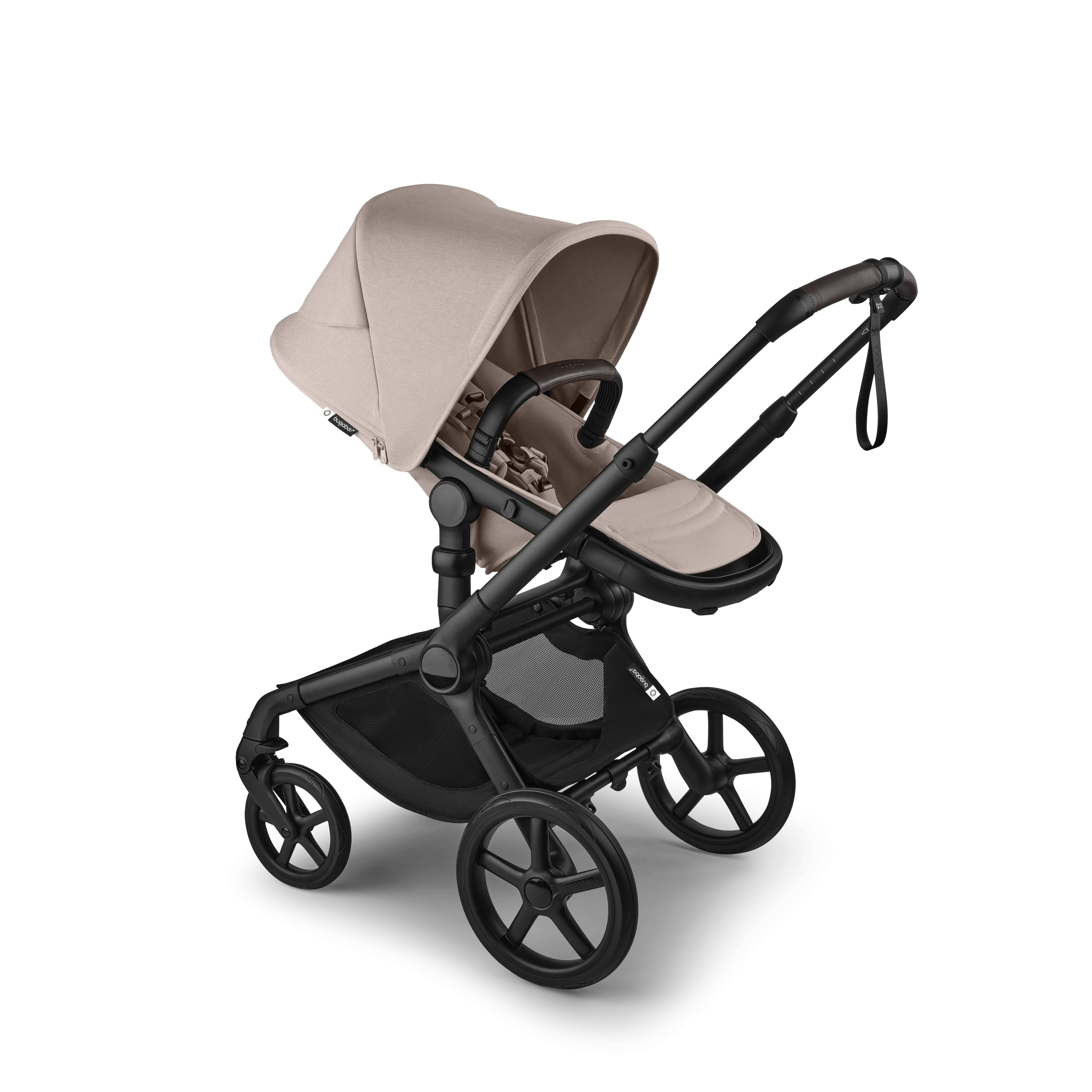 Bugaboo Fox 5 Renew Pram & Pushchair - Black/Desert Taupe Melange/Desert Taupe Melange