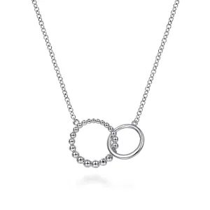 Bujukan Beaded Double Circle Necklace