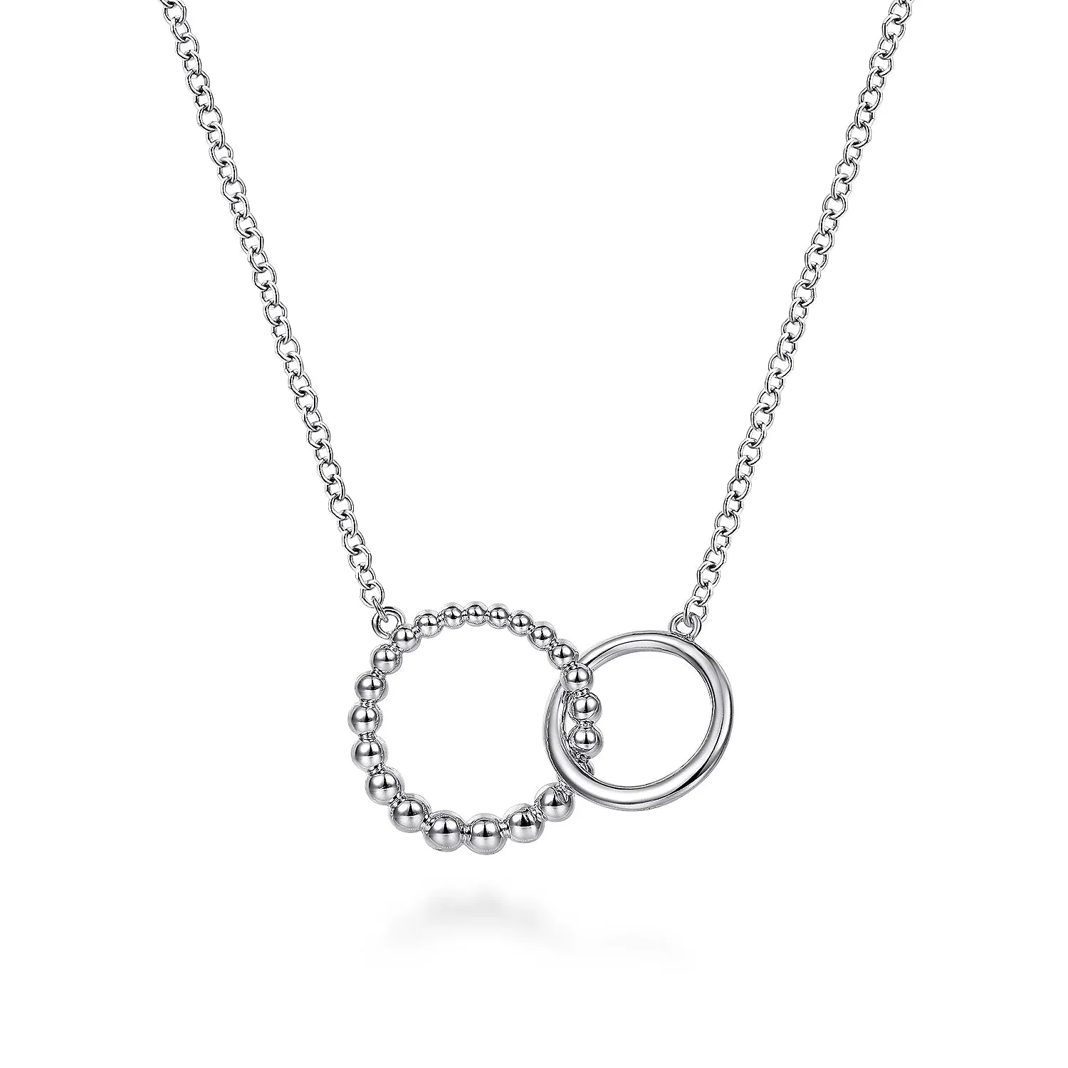 Bujukan Beaded Double Circle Necklace
