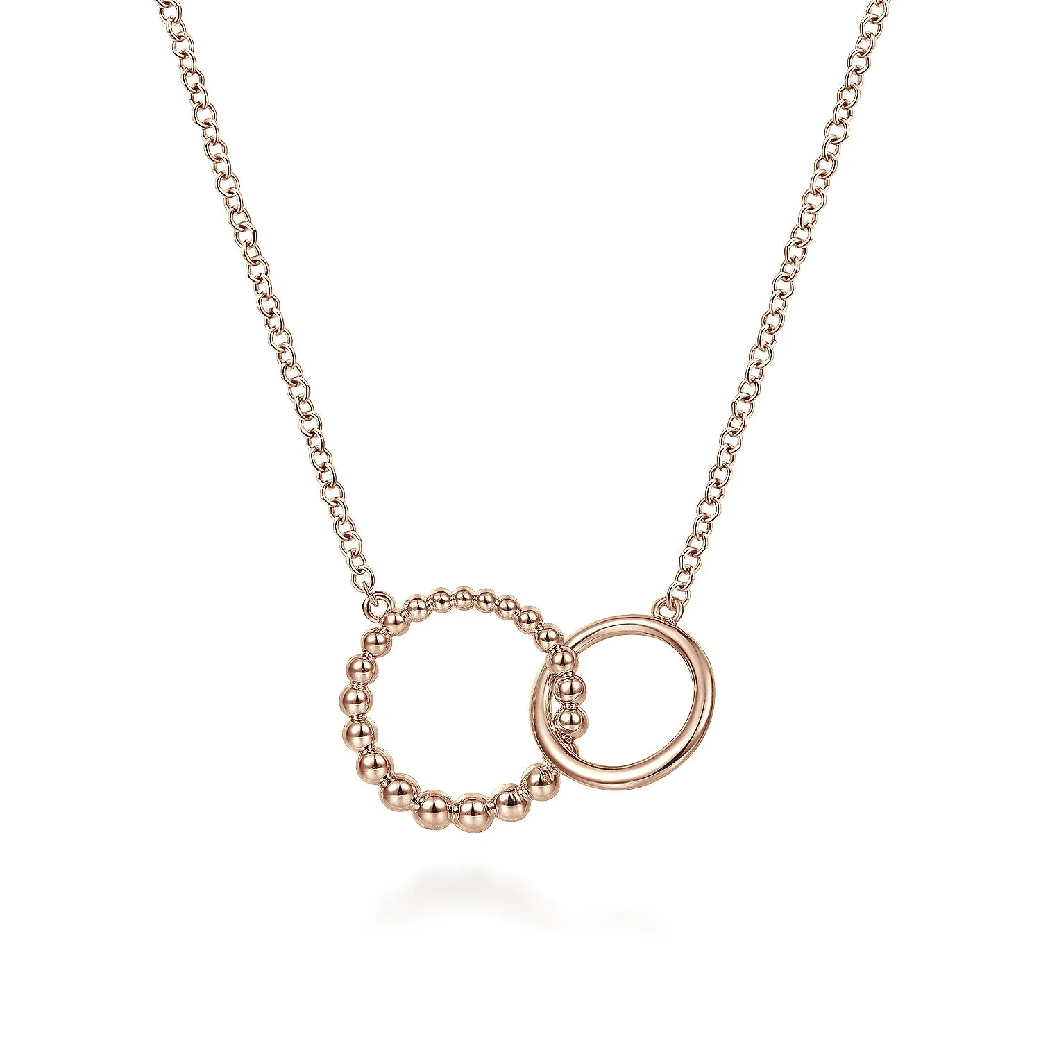 Bujukan Beaded Double Circle Necklace
