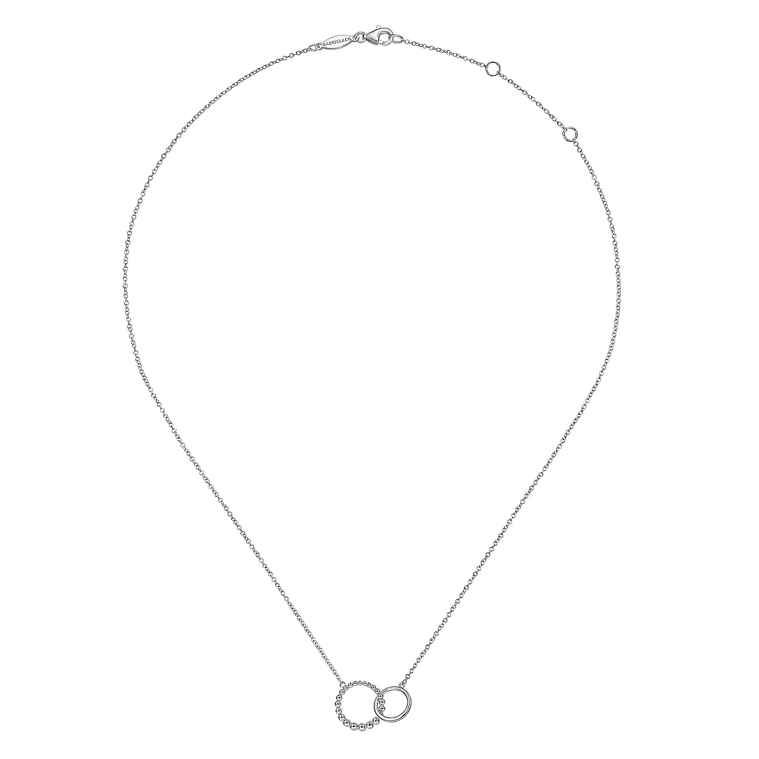 Bujukan Beaded Double Circle Necklace