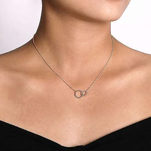 Bujukan Beaded Double Circle Necklace