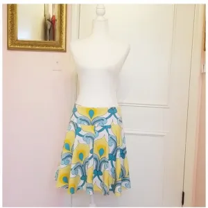 CACHE paisley skirt