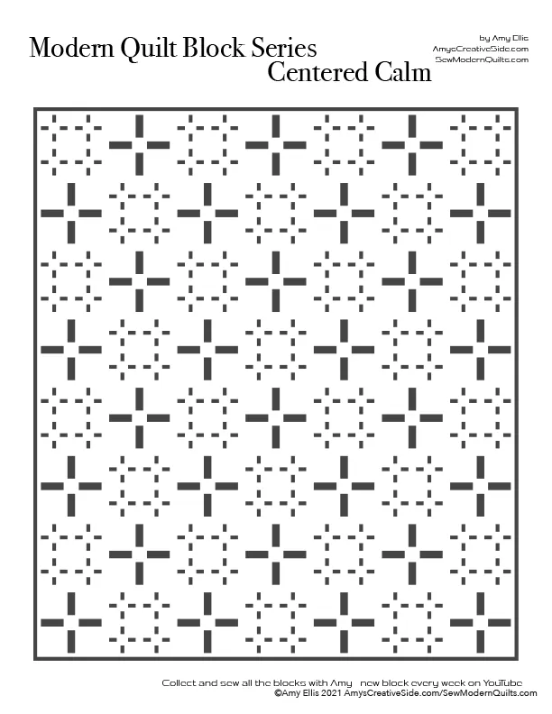 Centered Calm PDF Quilt Pattern