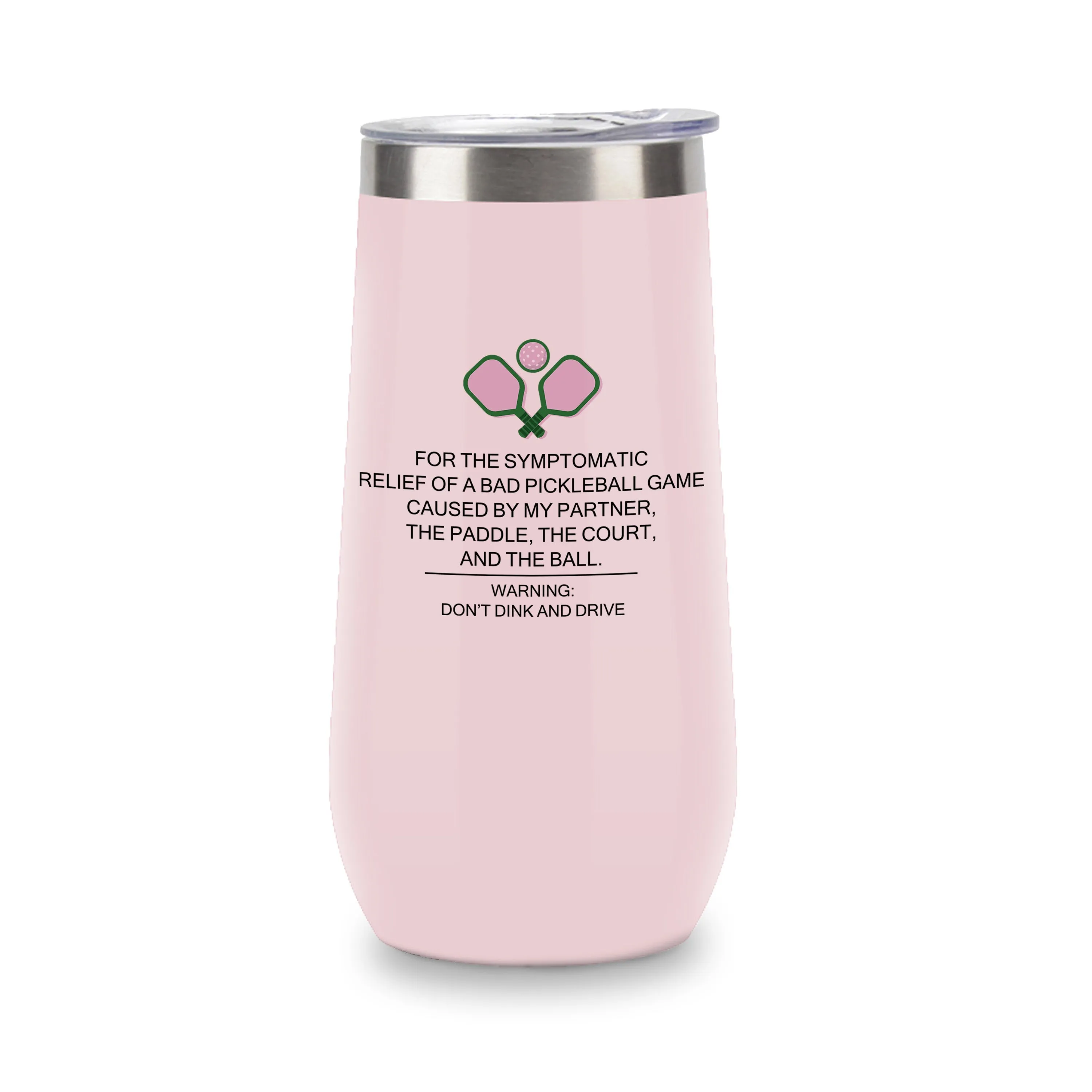 Champagne Tumbler - Pickleball Relief