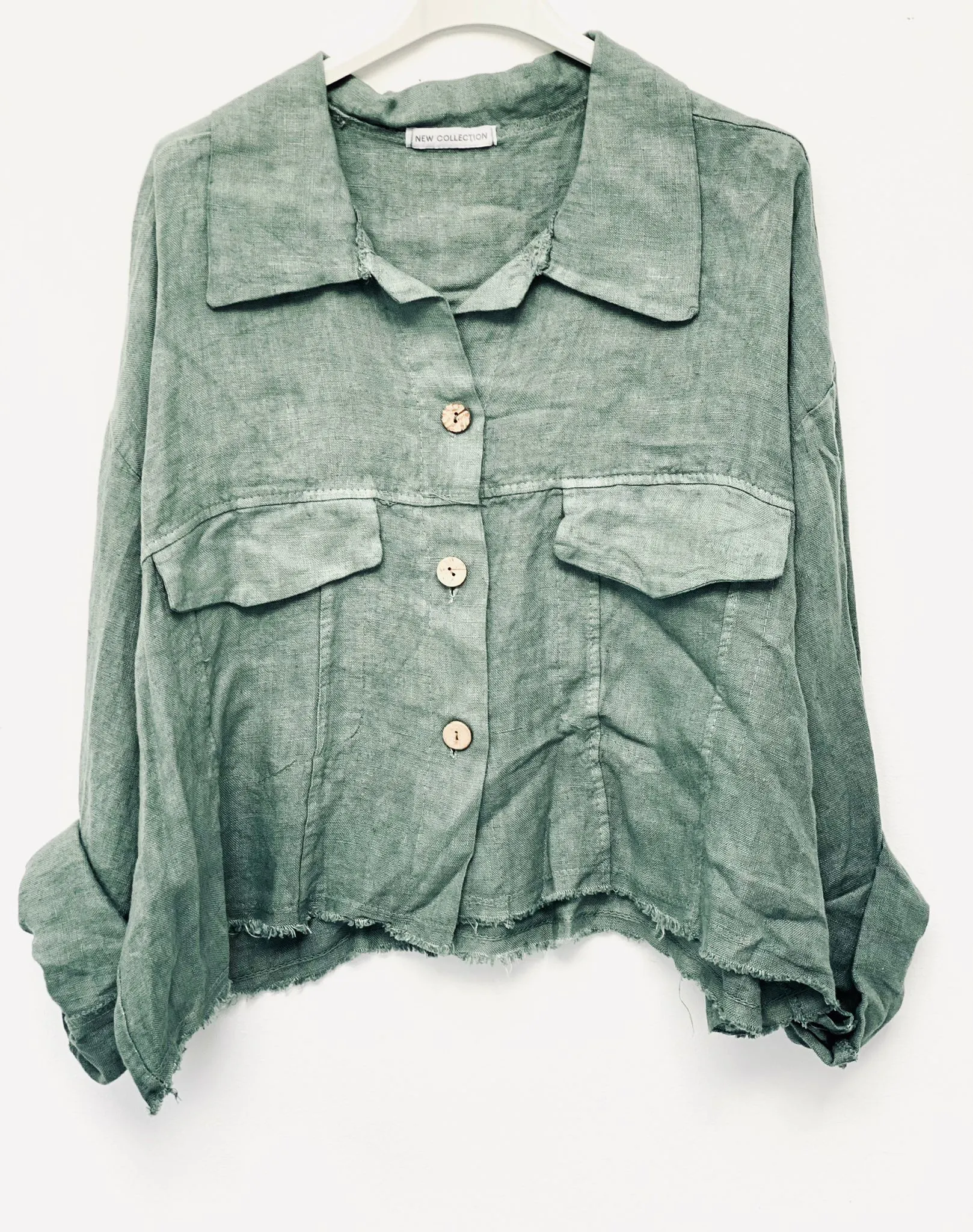 Chaqueta de Lino Yeimi.