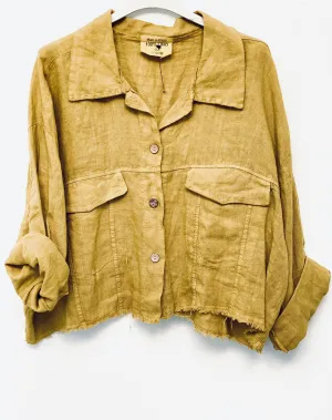 Chaqueta de Lino Yeimi.