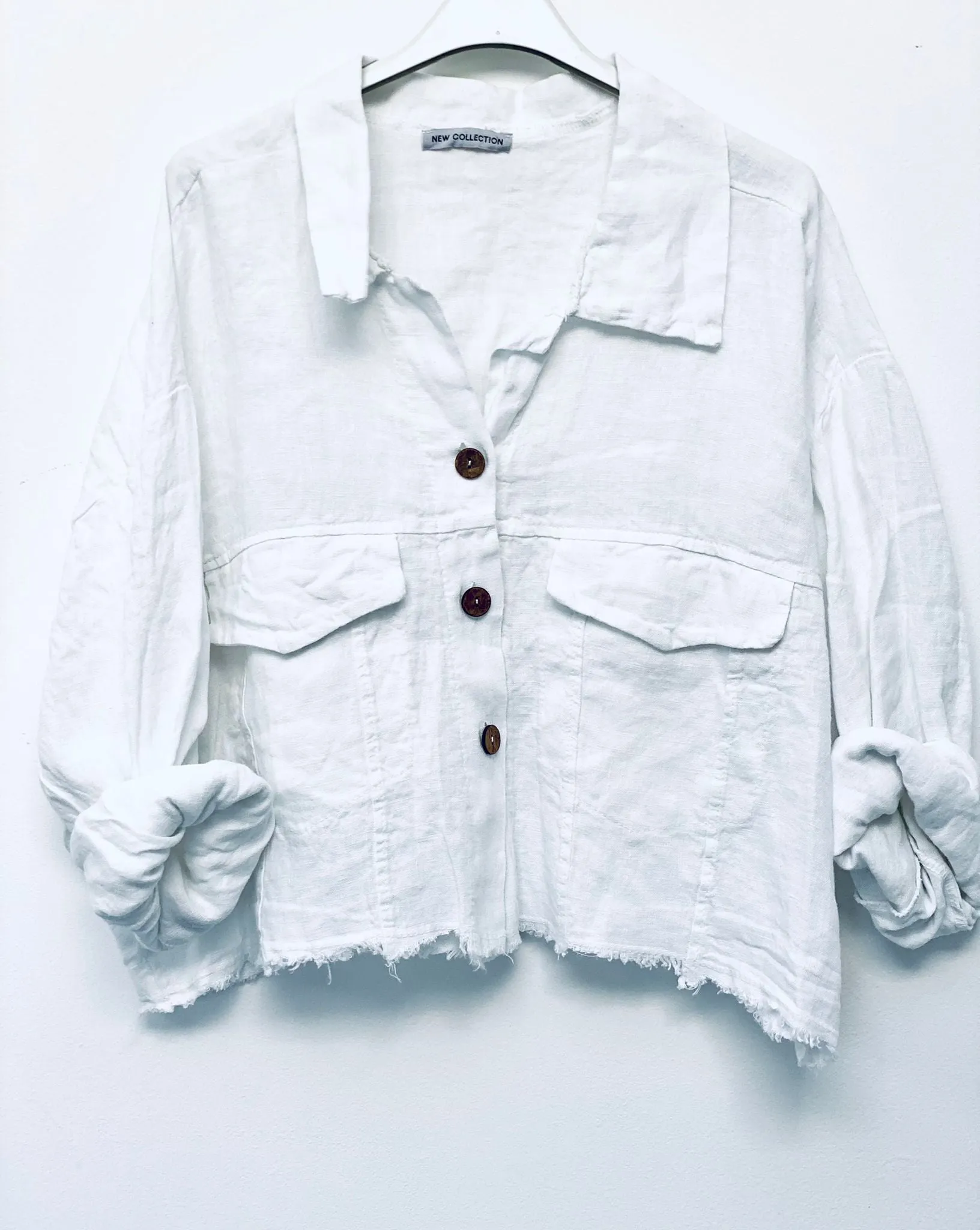 Chaqueta de Lino Yeimi.