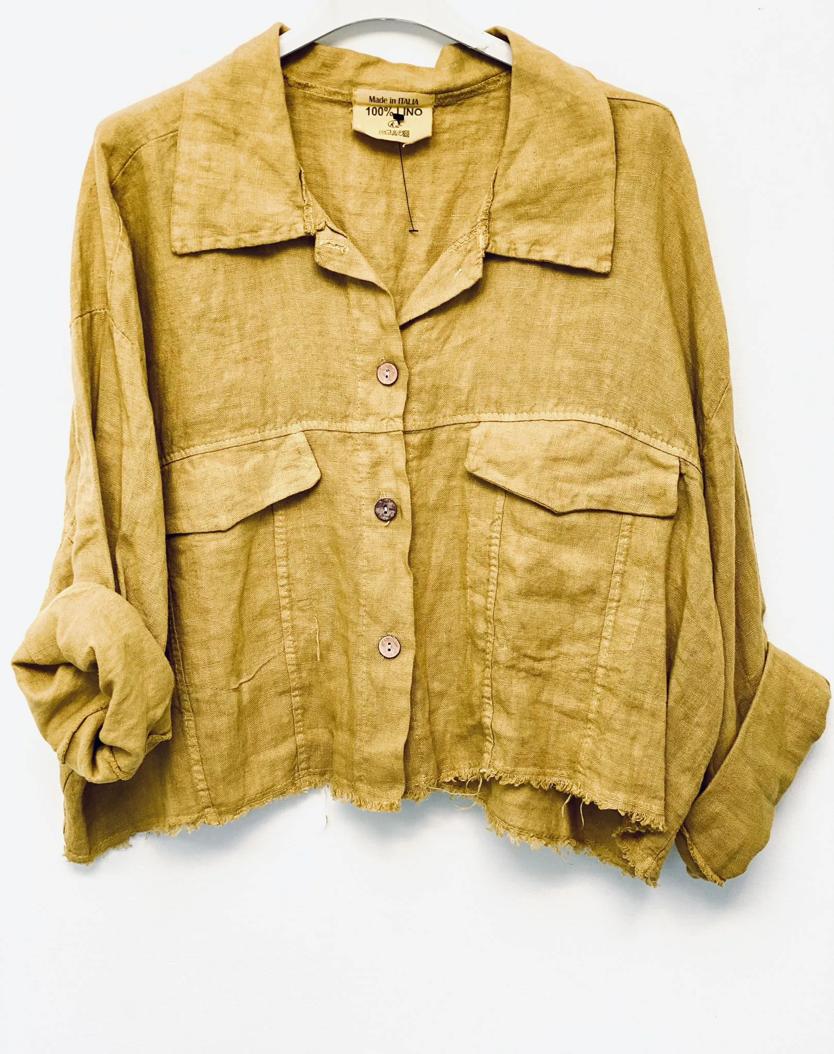 Chaqueta de Lino Yeimi.