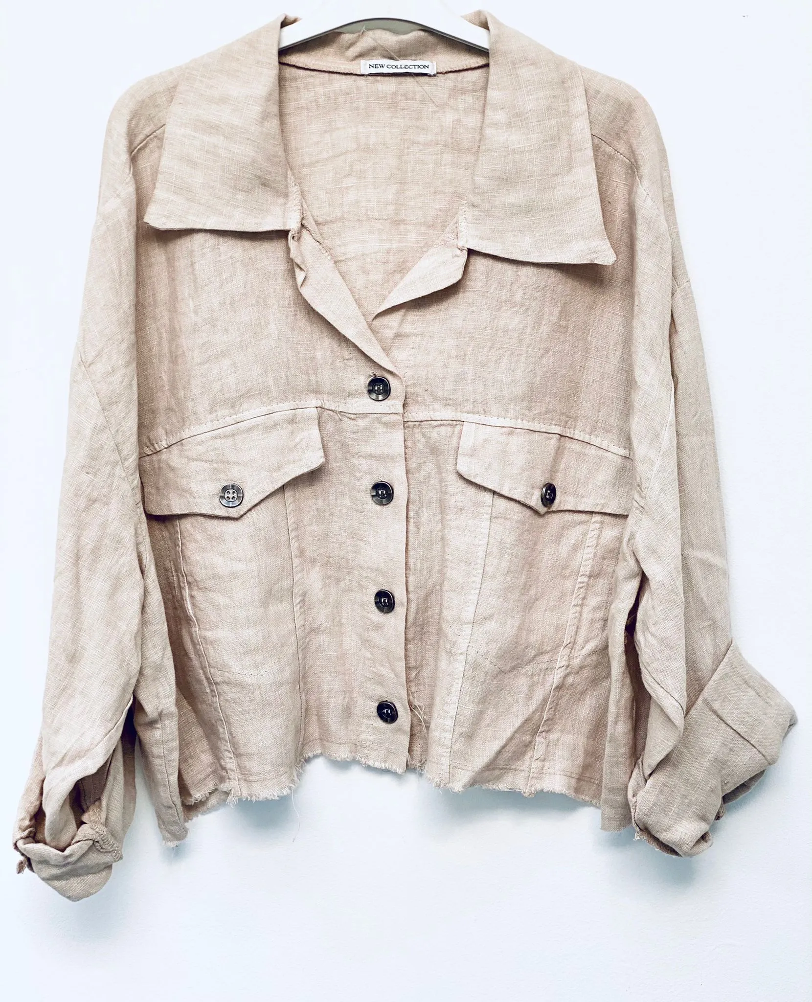 Chaqueta de Lino Yeimi.