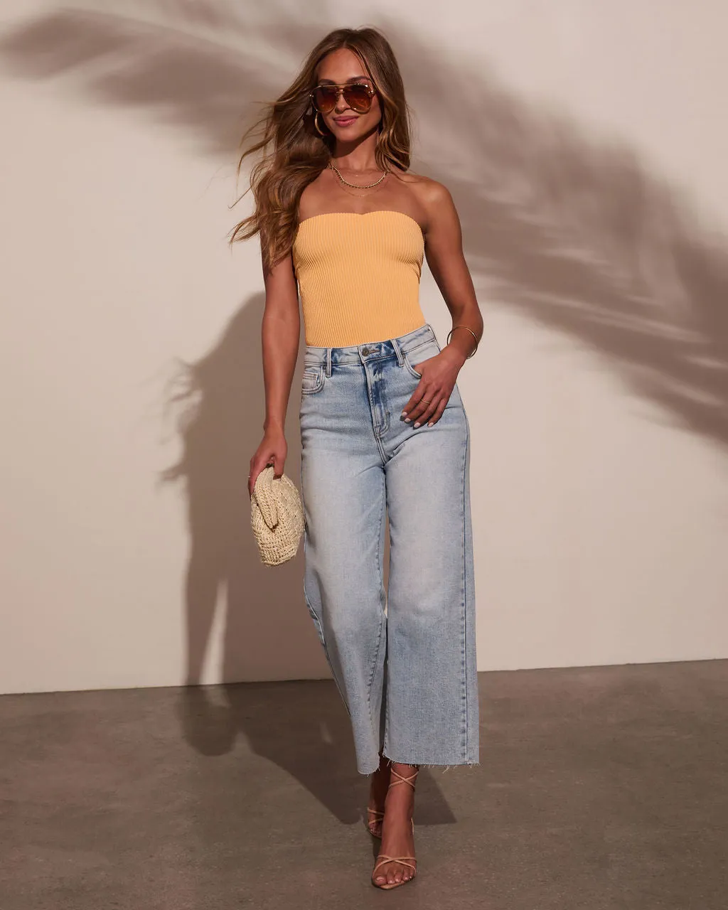 Chill Days Ribbed Tube Top