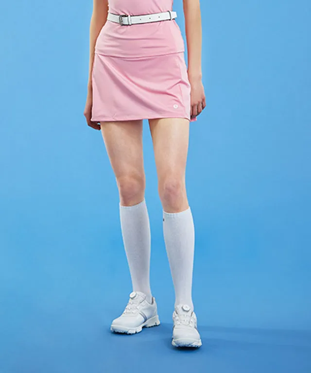 CHUCUCHU Women's Colorful Skirt - Pink