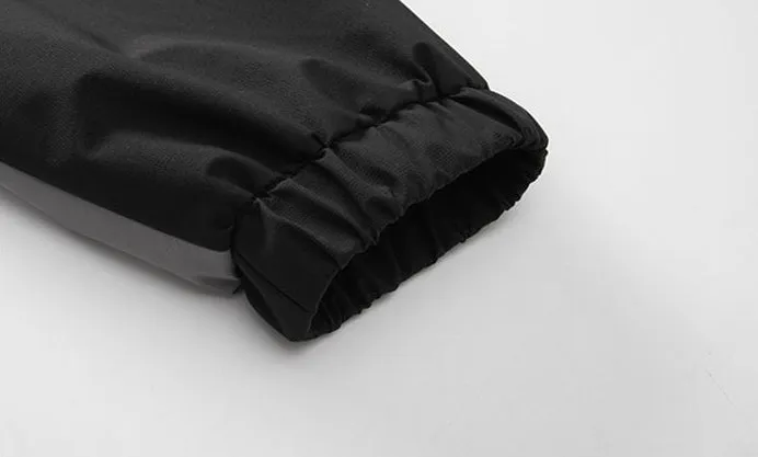 Color-blocked Patchwork Design Raincoat for Men