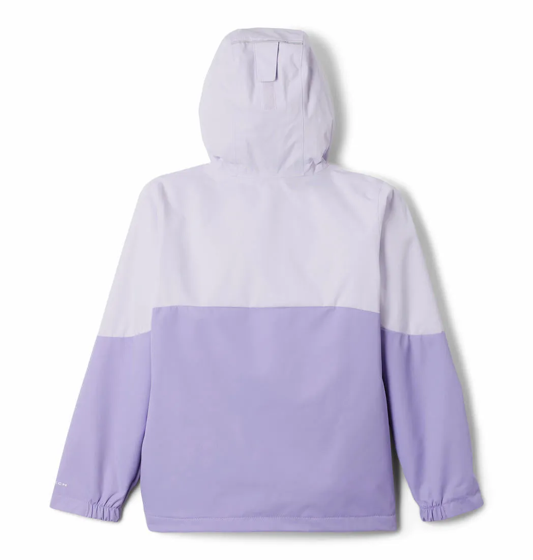 Columbia Kids Girls Purple Hikebound Rain Jacket