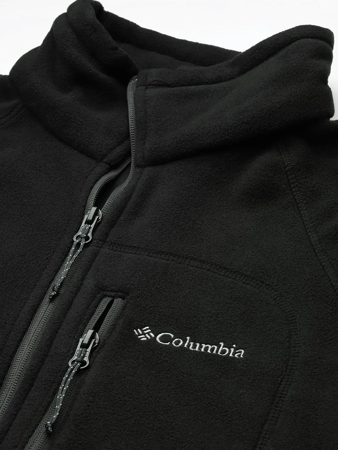 Columbia Men Black Fast Trek II Full Zip Fleece Jacket