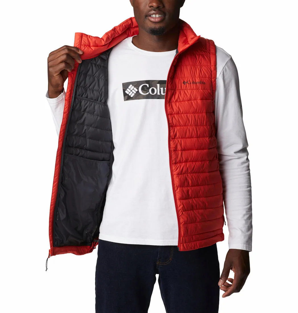 Columbia Men Orange Silver Falls Vest