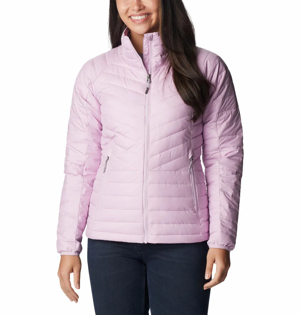 Columbia Women Purple Powder Lite II Full Zip Jacket