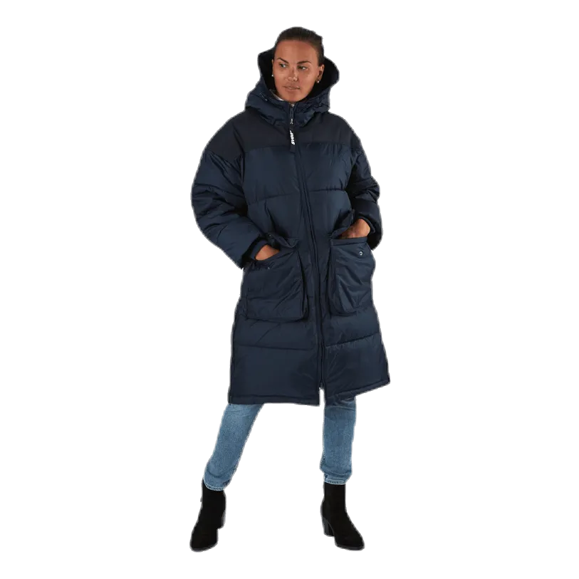 Comfy Puffer Coat Blue