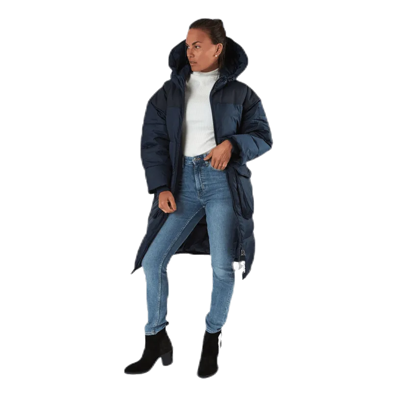 Comfy Puffer Coat Blue