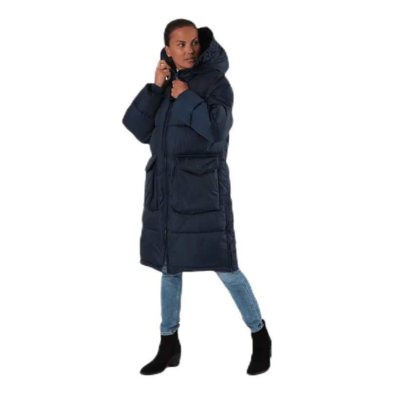 Comfy Puffer Coat Blue