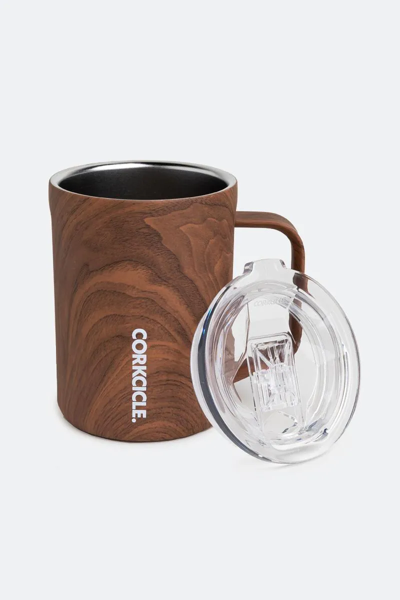 Corkcicle Mug -16oz Walnut Wood