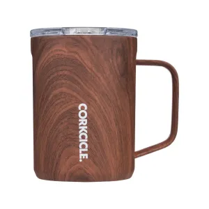 Corkcicle Mug -16oz Walnut Wood