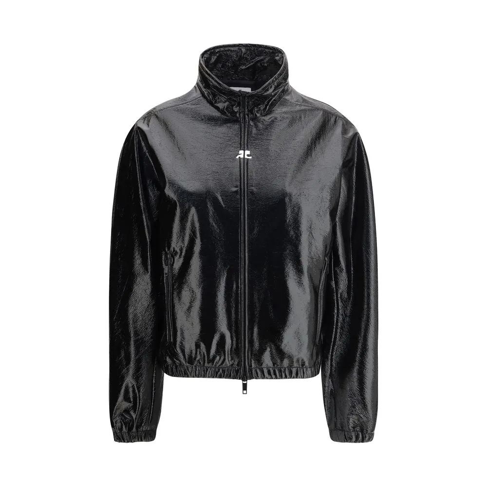 Courreges Vinyl Zip Jacket