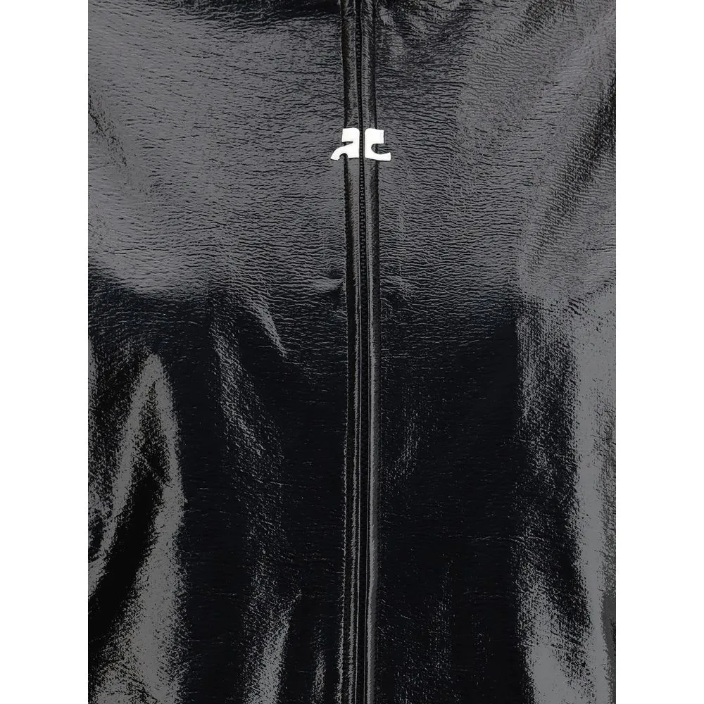 Courreges Vinyl Zip Jacket