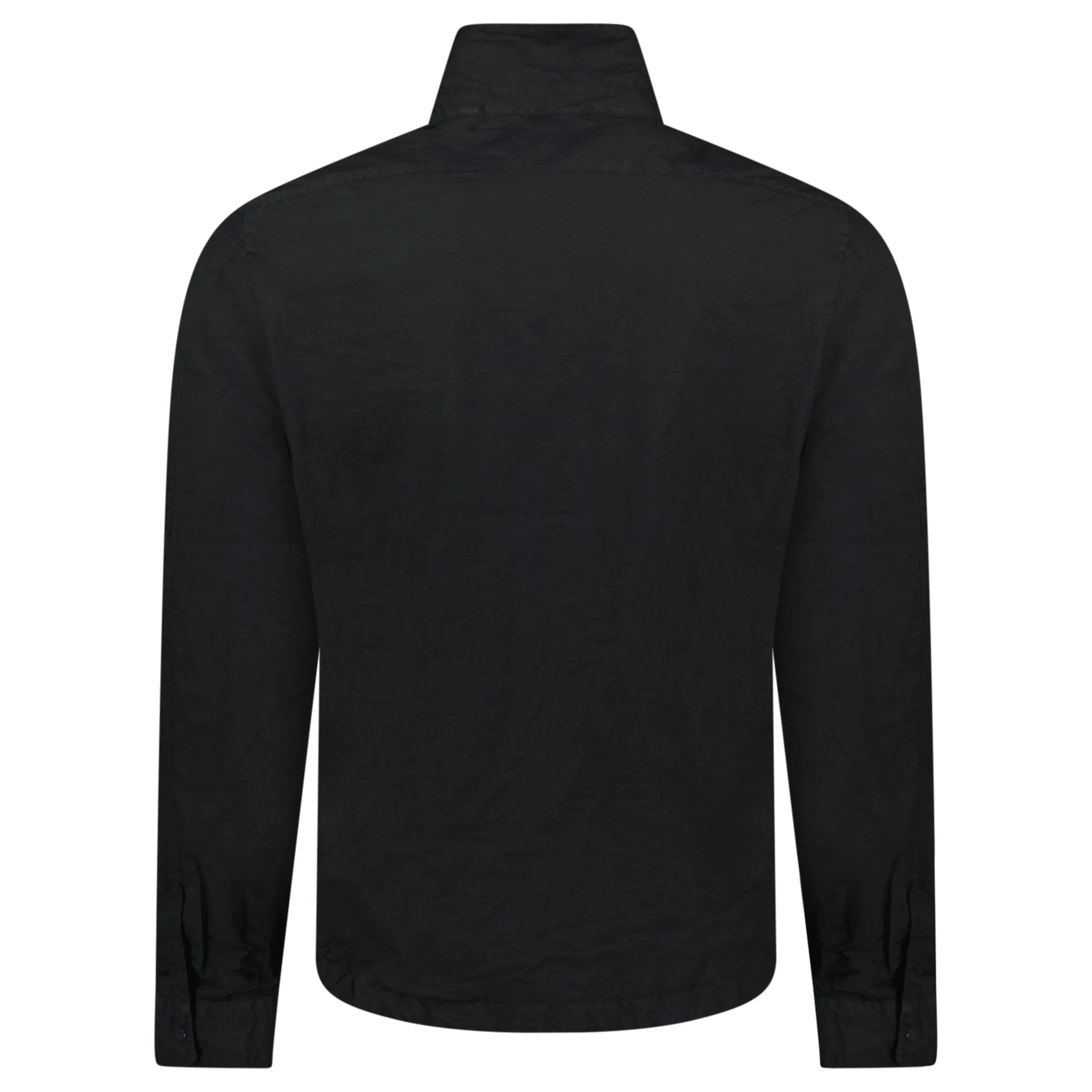 CP COMPANY TAYLON L LENS BOMBER JACKET BLACK