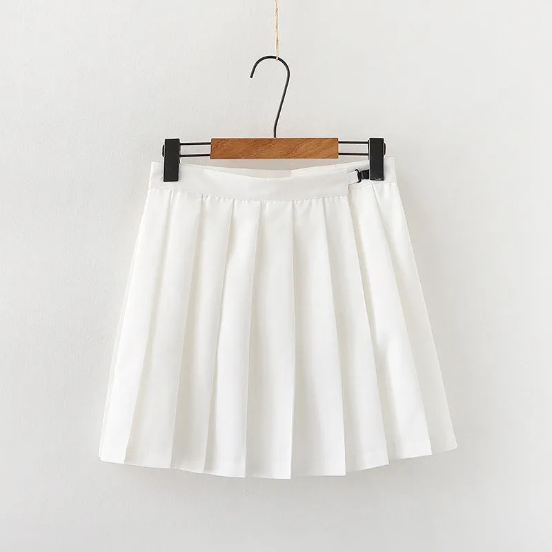 CUTE BUNNY EMBROIDERED BOW TOP/SKIRT UB2787