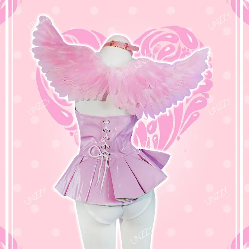Cute pink  skirt suit KF70120