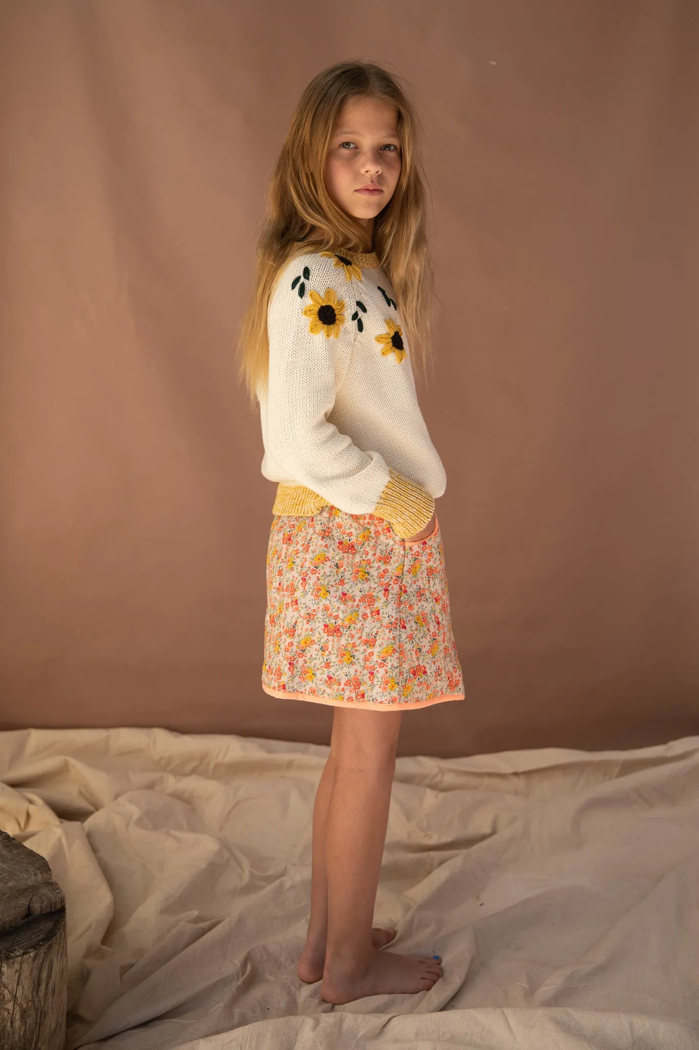 Dahlia Knitted Jumper - Rice