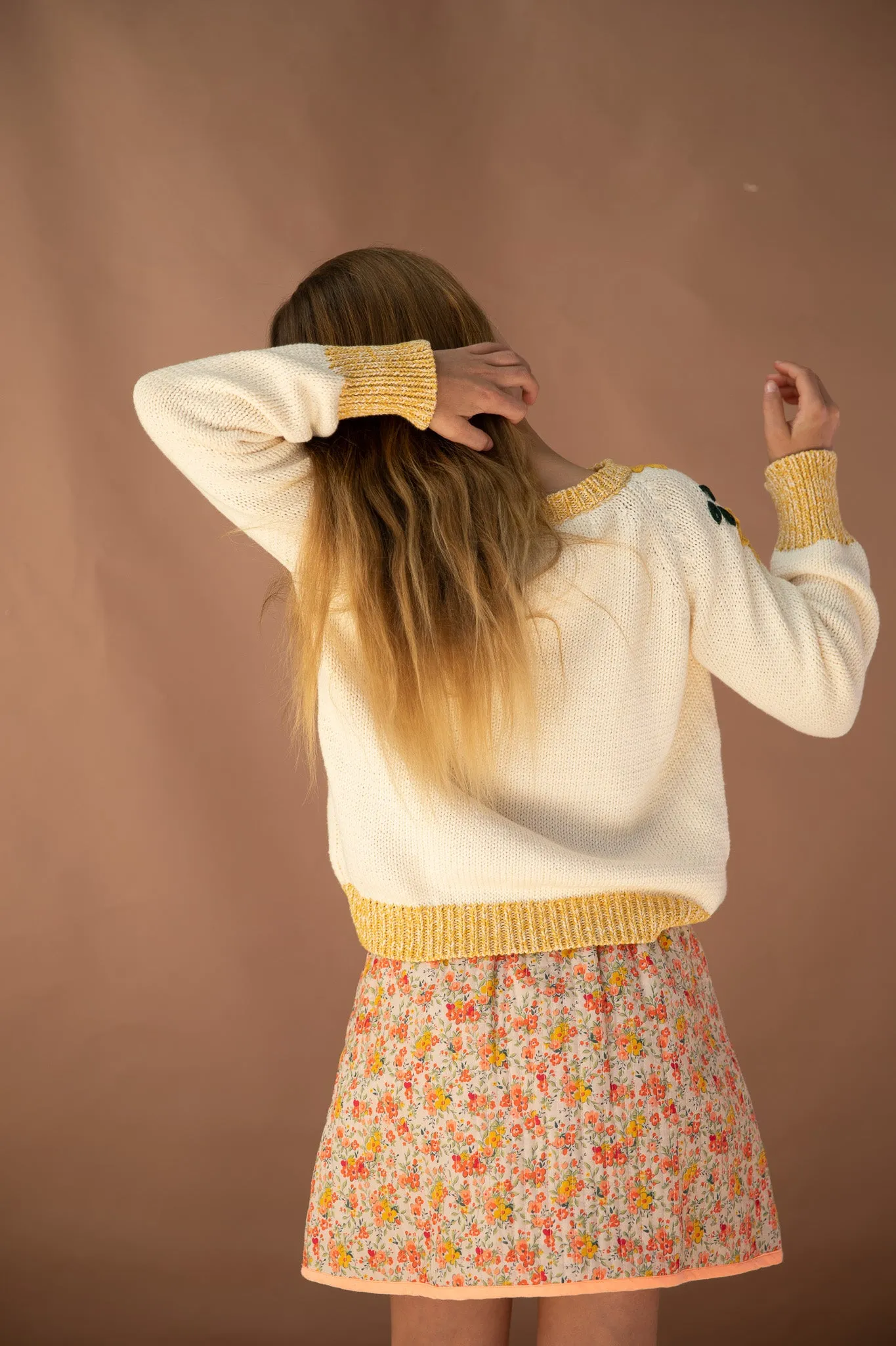 Dahlia Knitted Jumper - Rice
