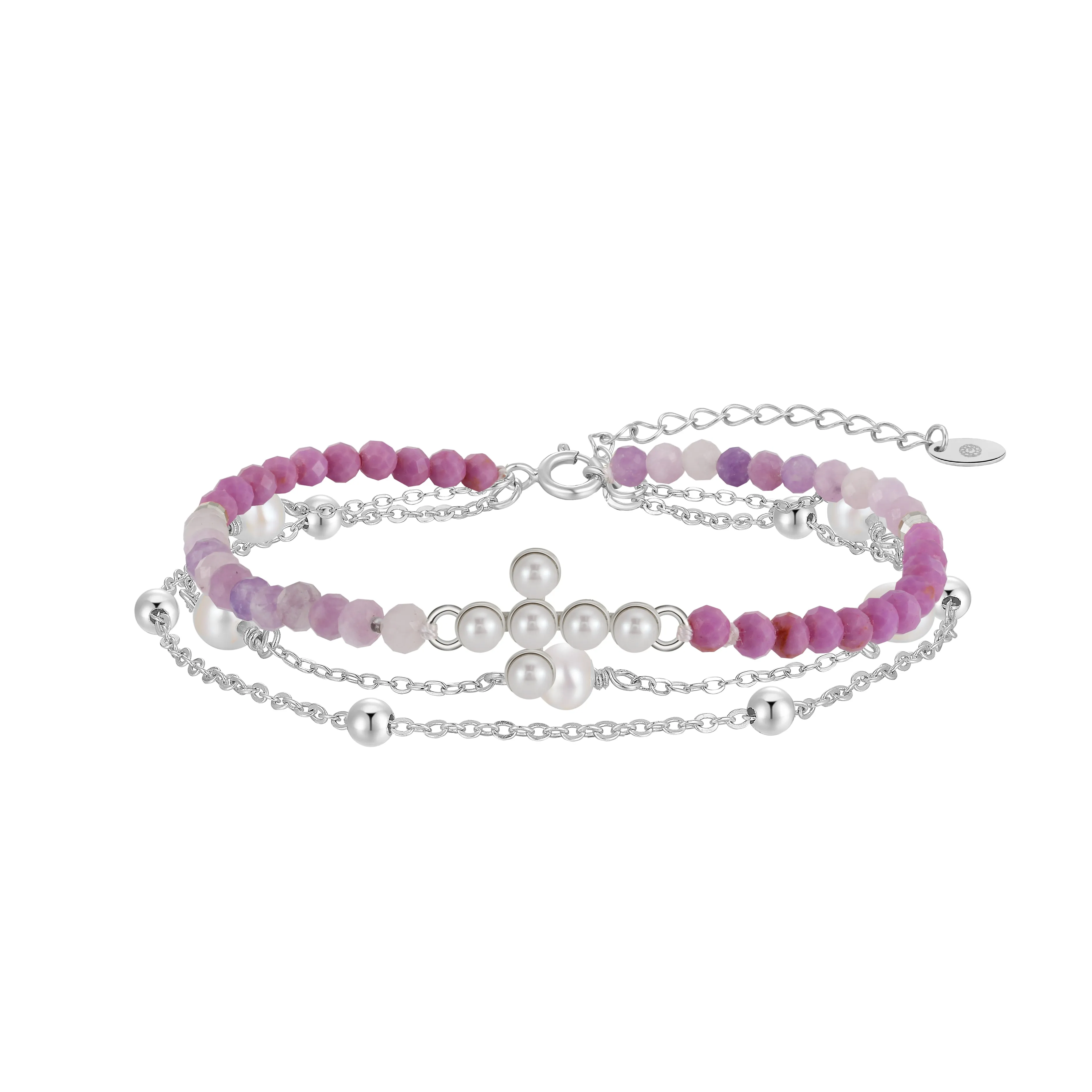 DAZZLING HORIZON TRIPLE LAYERED BRACELET