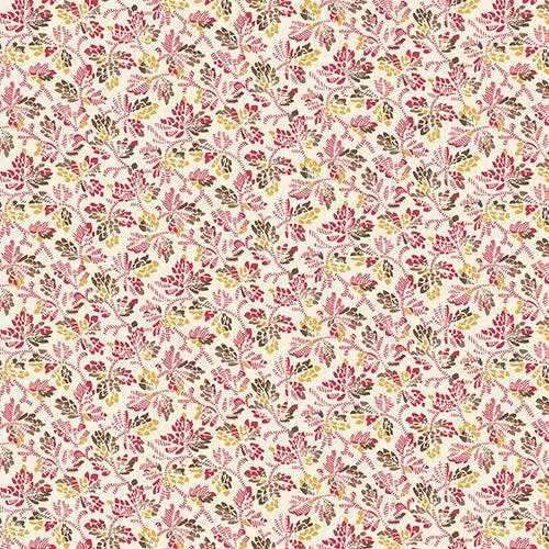 Di Ford-Hall - Cloverdale House - Embroidered Vine - Pink