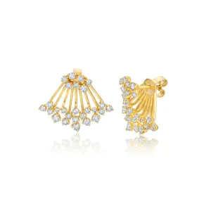Diamond Acai Earrings with Jackets
