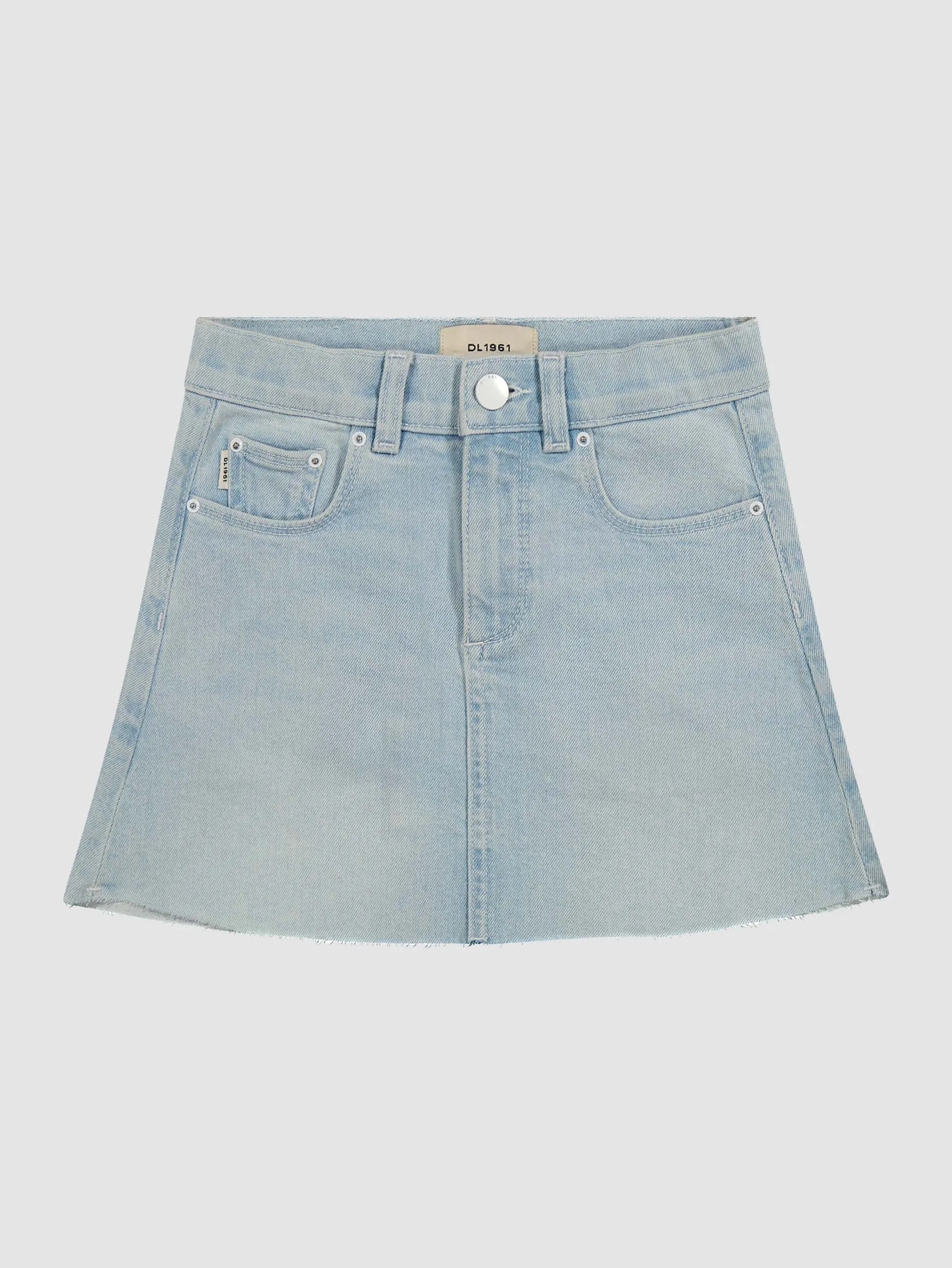 DL1961 Jenny Mini Skirt Raw Hem