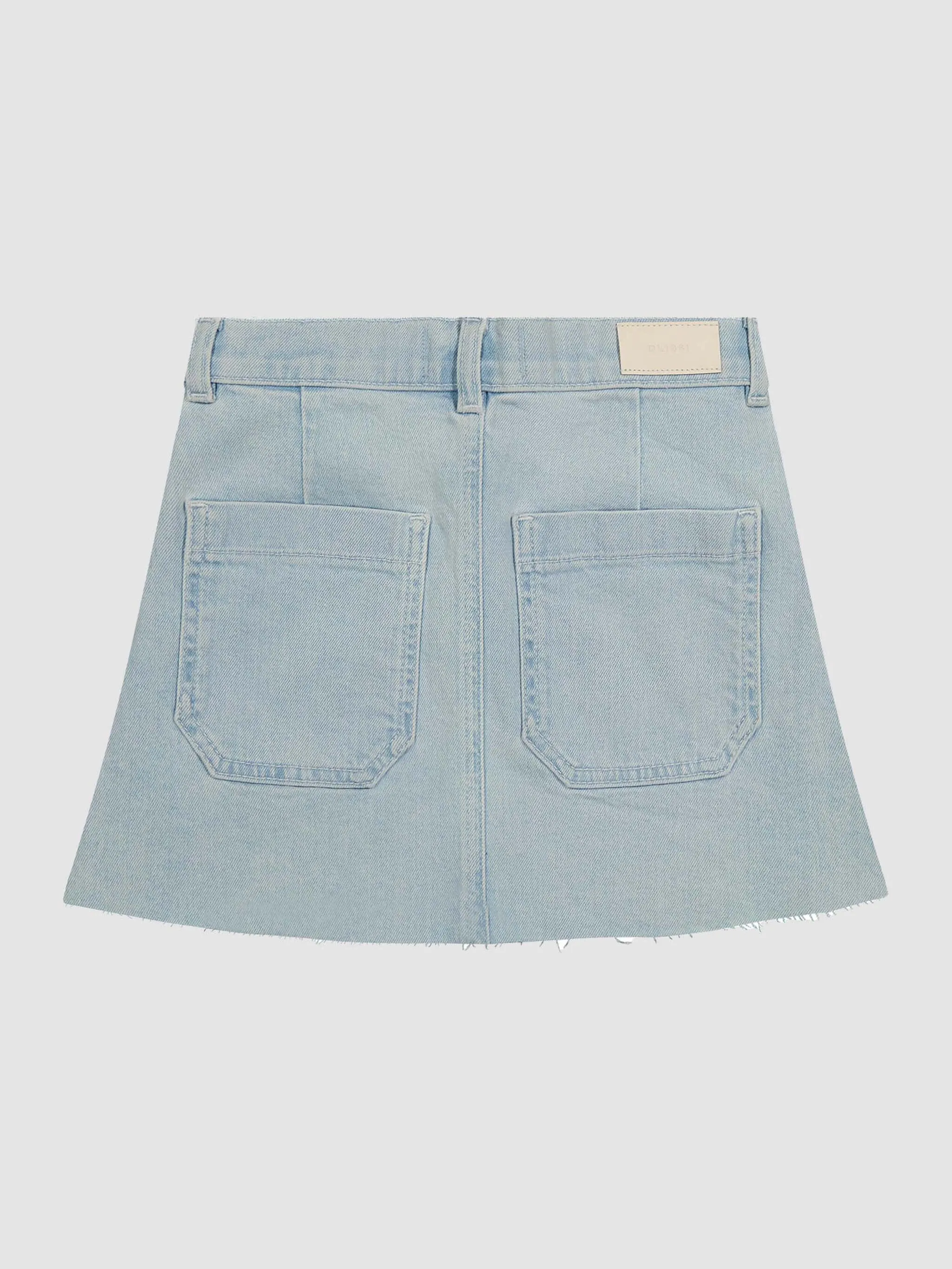 DL1961 Jenny Mini Skirt Raw Hem