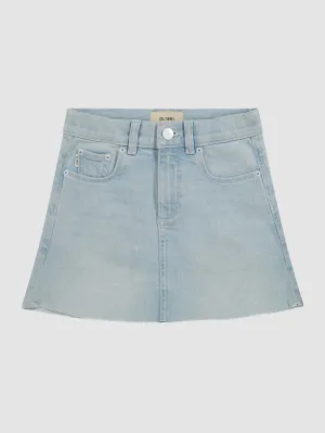 DL1961 Jenny Mini Skirt Raw Hem