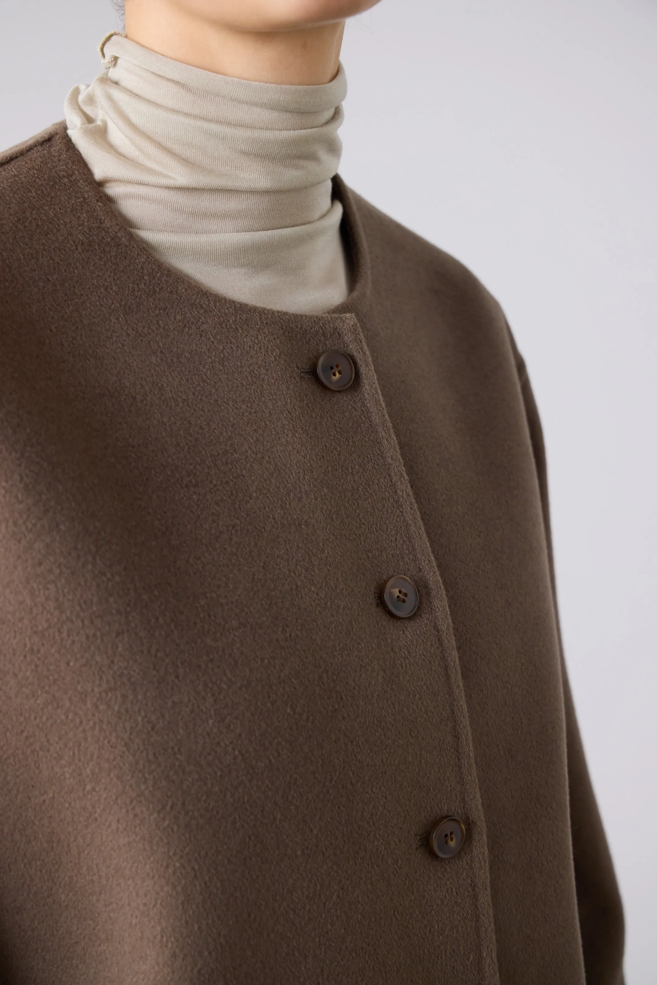 Double Faced Cardi Blazer - Birch