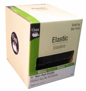 Dritz Knit Non - Roll Elastic 3/4" Black